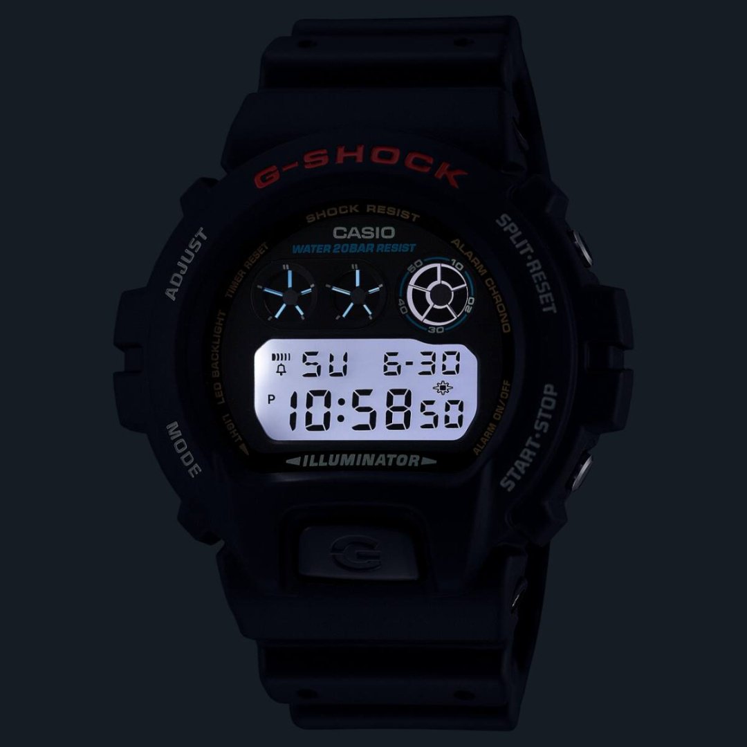 Часы Кварцевые CASIO DW-6900U-1DR полимер купить,NaN