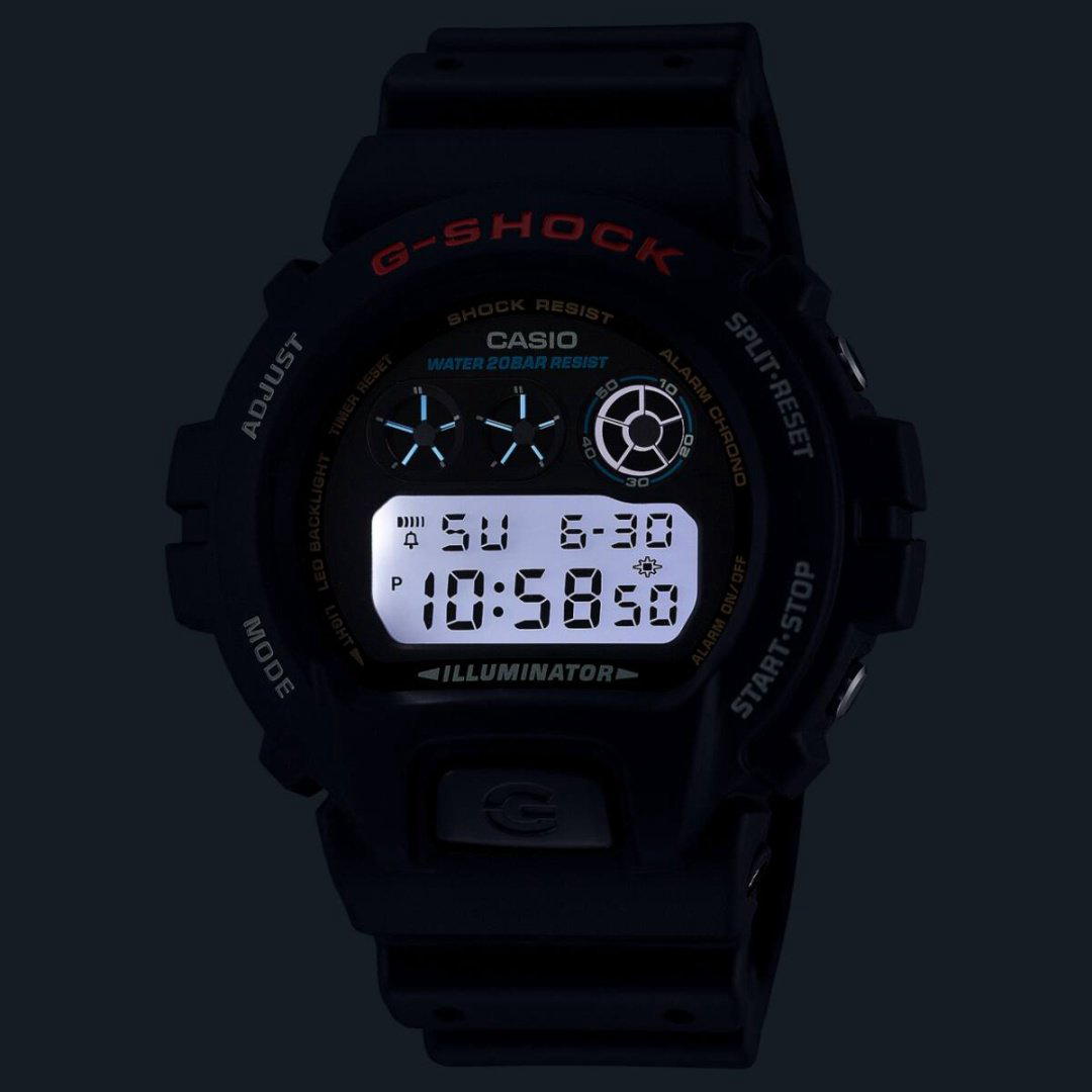 Часы Кварцевые CASIO DW-6900U-1DR полимер купить,NaN