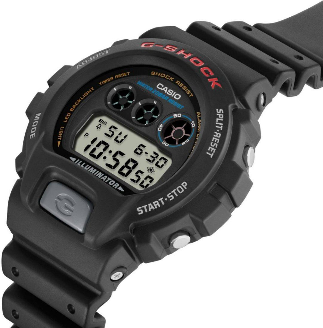 Часы Кварцевые CASIO DW-6900U-1DR полимер купить,NaN