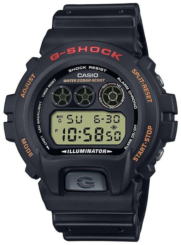 Часы Кварцевые CASIO DW-6900UB-9DR полимер купить,NaN