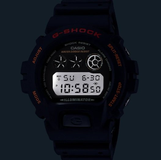 Часы Кварцевые CASIO DW-6900UB-9DR полимер купить,NaN