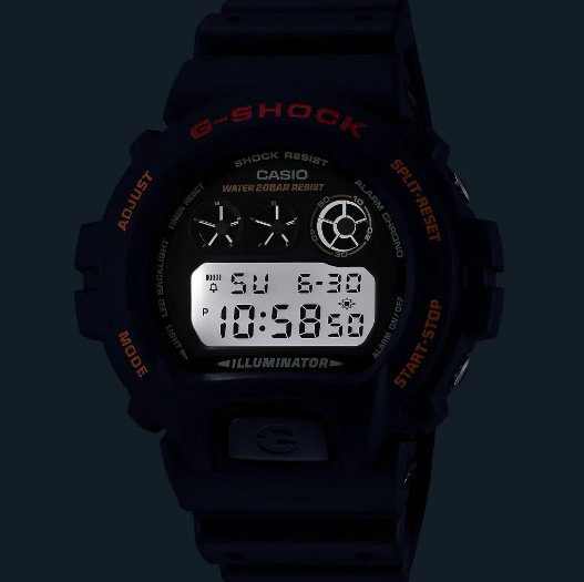 Часы Кварцевые CASIO DW-6900UB-9DR полимер купить,NaN