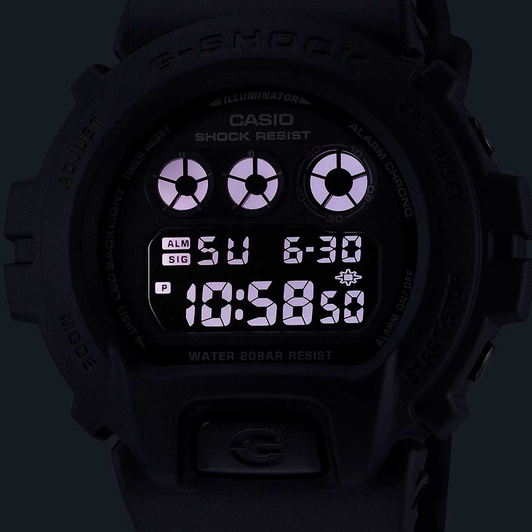 Часы Кварцевые CASIO DW-6900UMS-1DR полимер купить,NaN