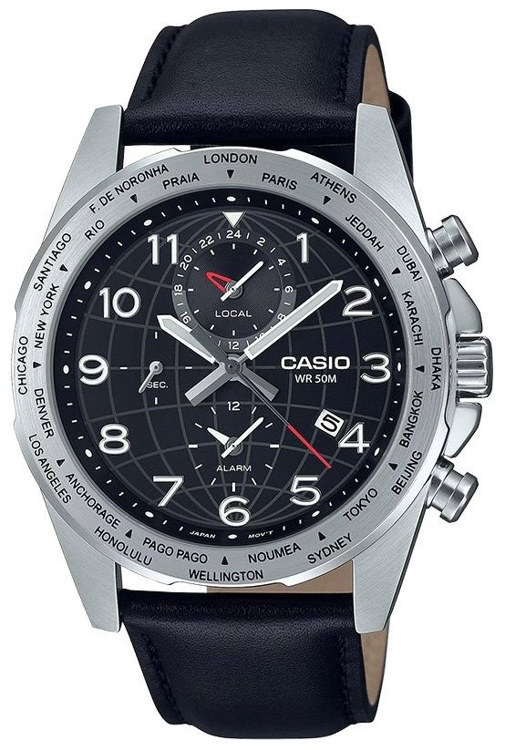 Часы Кварцевые CASIO MTP-W500L-1AVDF нержавеющая сталь купить,NaN
