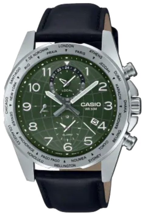 Часы Кварцевые CASIO MTP-W500L-3AVDF нержавеющая сталь купить,NaN