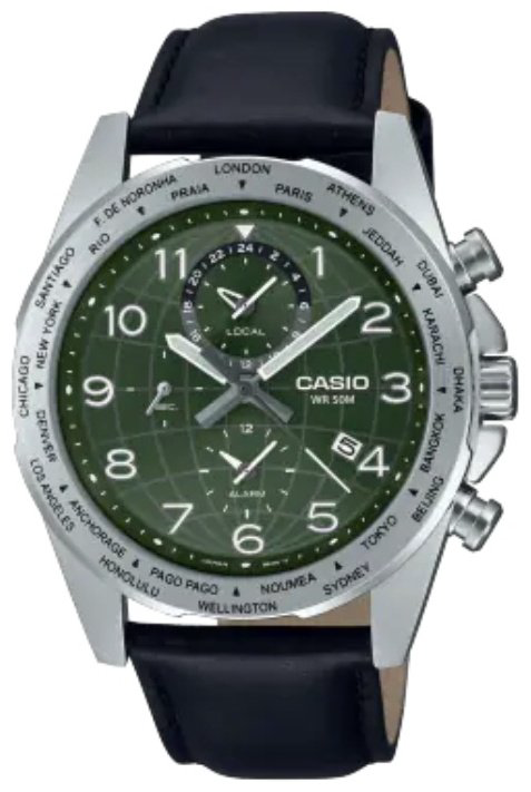 Часы Кварцевые CASIO MTP-W500L-3AVDF нержавеющая сталь купить,NaN