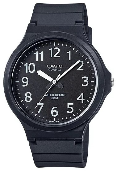 Часы Кварцевые CASIO MW-240-1BVDF пластик купить,NaN