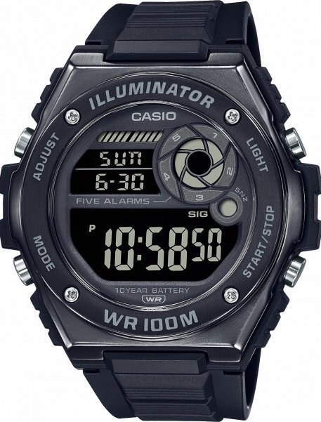 Часы Кварцевые CASIO MWD-100HB-1BVEF сталь купить,NaN