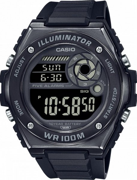 Часы Кварцевые CASIO MWD-100HB-1BVEF сталь купить,NaN