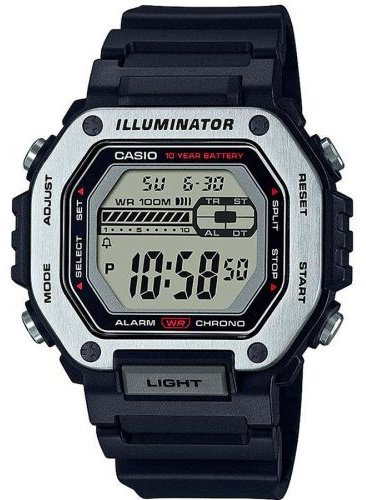 Часы Кварцевые CASIO MWD-110H-1AVEF сталь купить,NaN