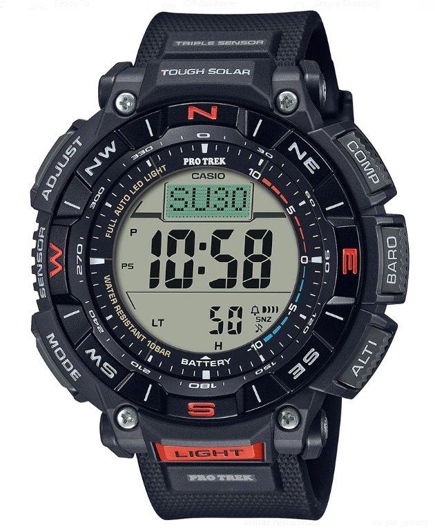 Часы Кварцевые CASIO PRG-340-1DR полимер купить,NaN