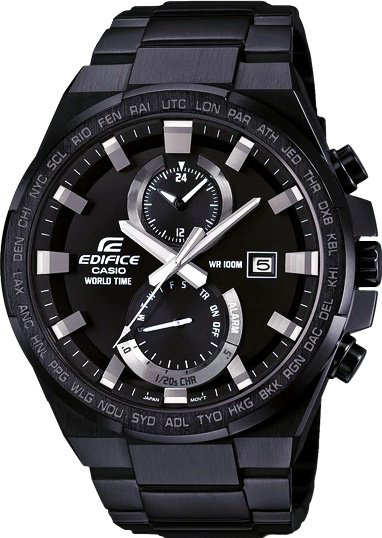 Часы Кварцевые CASIO EFR-542BK-1AVUEF сталь купить,NaN
