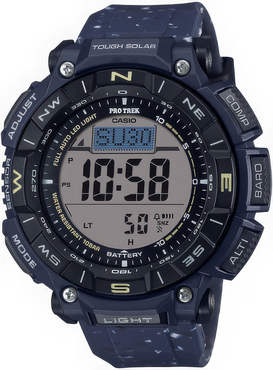Часы Кварцевые CASIO PRG-340SC-2DR полимер купить,NaN