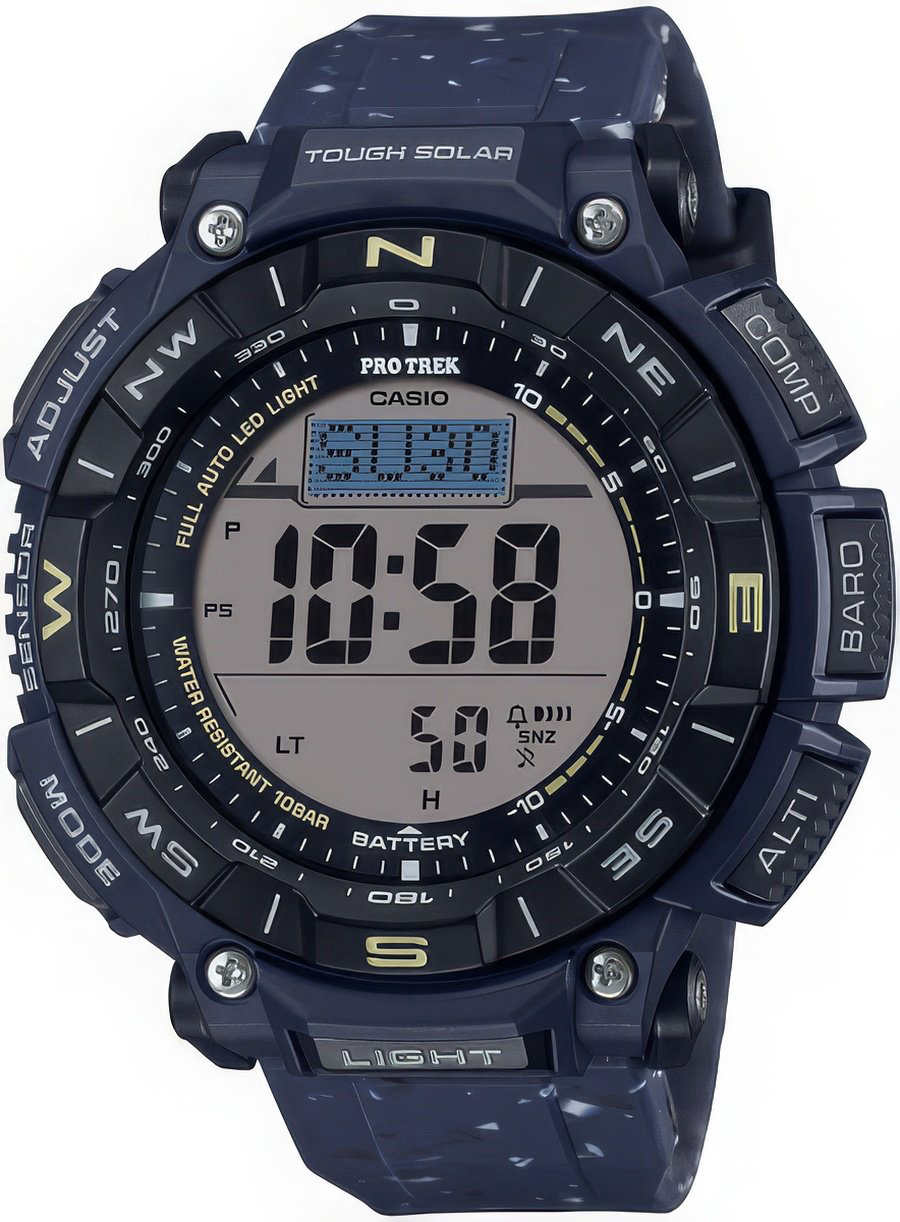 Часы Кварцевые CASIO PRG-340SC-2DR полимер купить,NaN