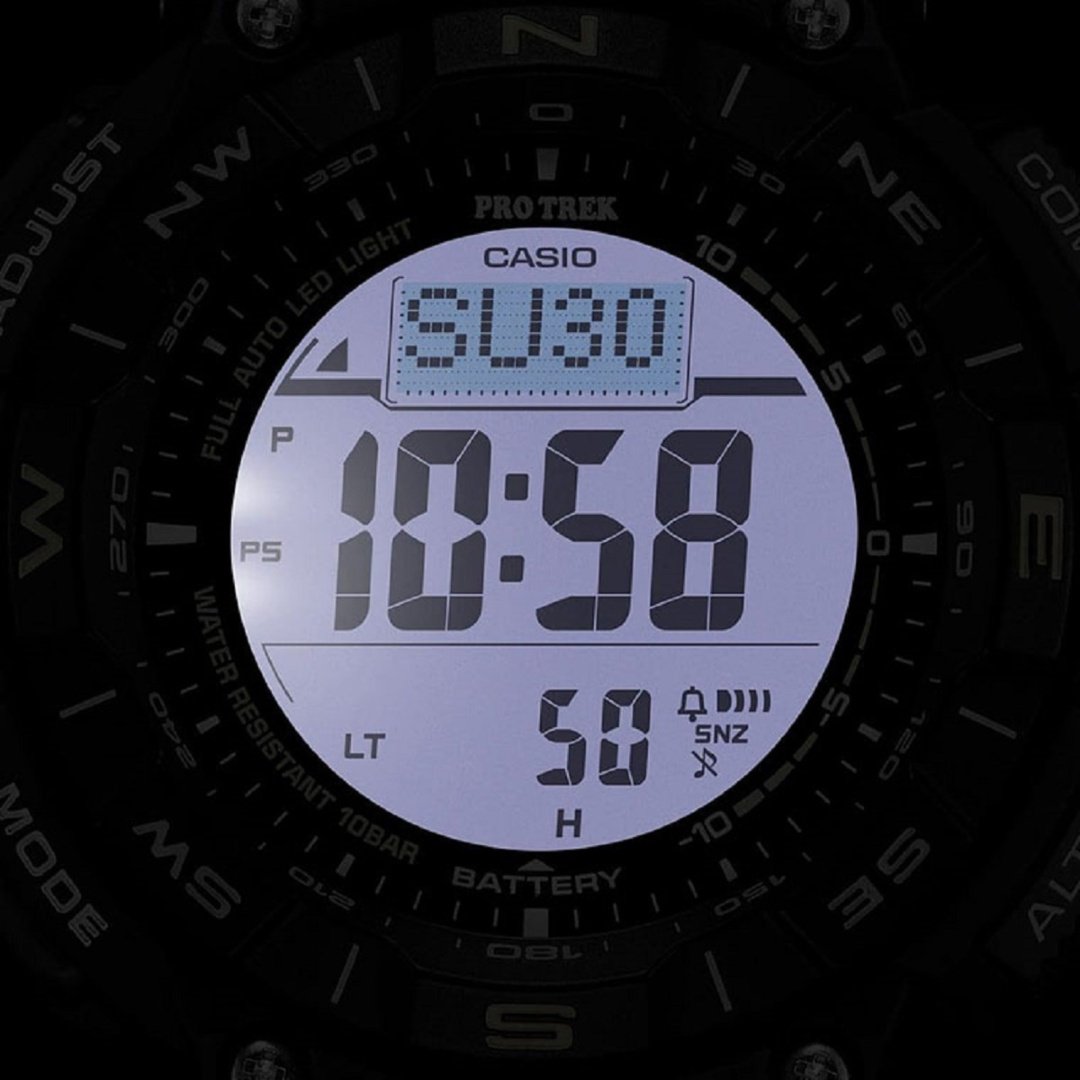 Часы Кварцевые CASIO PRG-340SC-2DR полимер купить,NaN