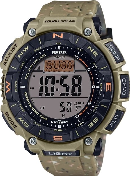 Часы Кварцевые CASIO PRG-340SC-5DR полимер купить,NaN