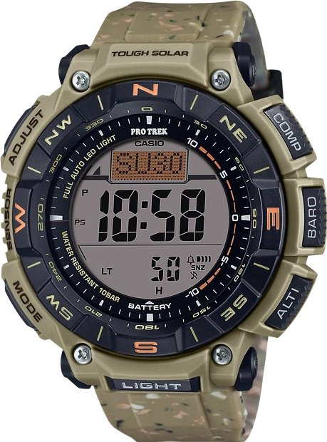 Часы Кварцевые CASIO PRG-340SC-5DR полимер купить,NaN