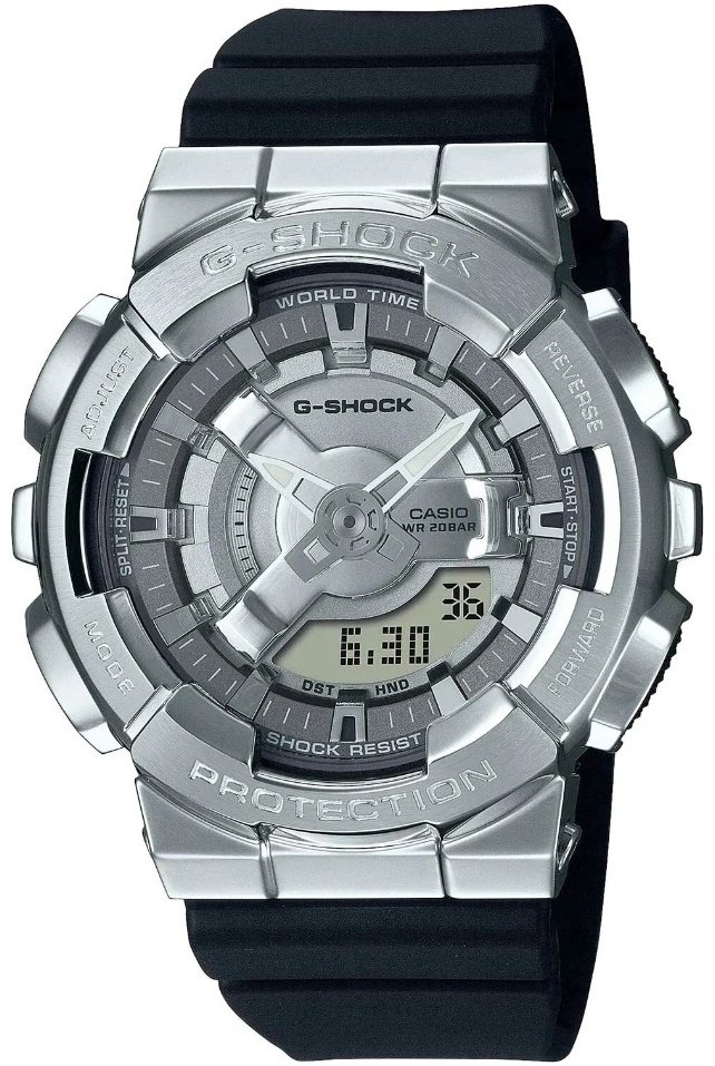 Часы Кварцевые CASIO GM-S110-1AER нержавеющая сталь купить,NaN