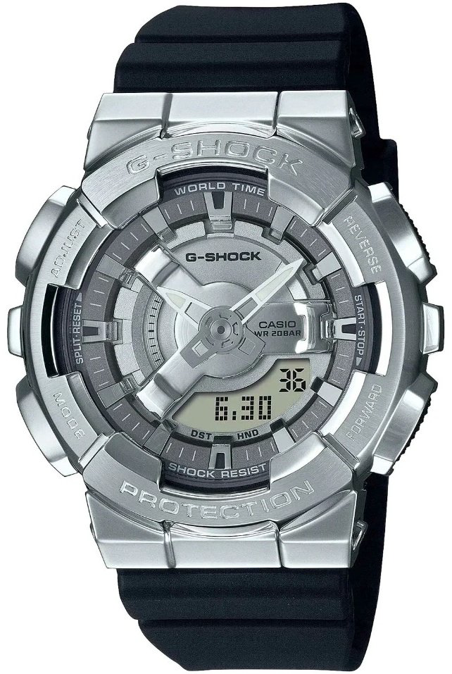 Часы Кварцевые CASIO GM-S110-1AER нержавеющая сталь купить,NaN