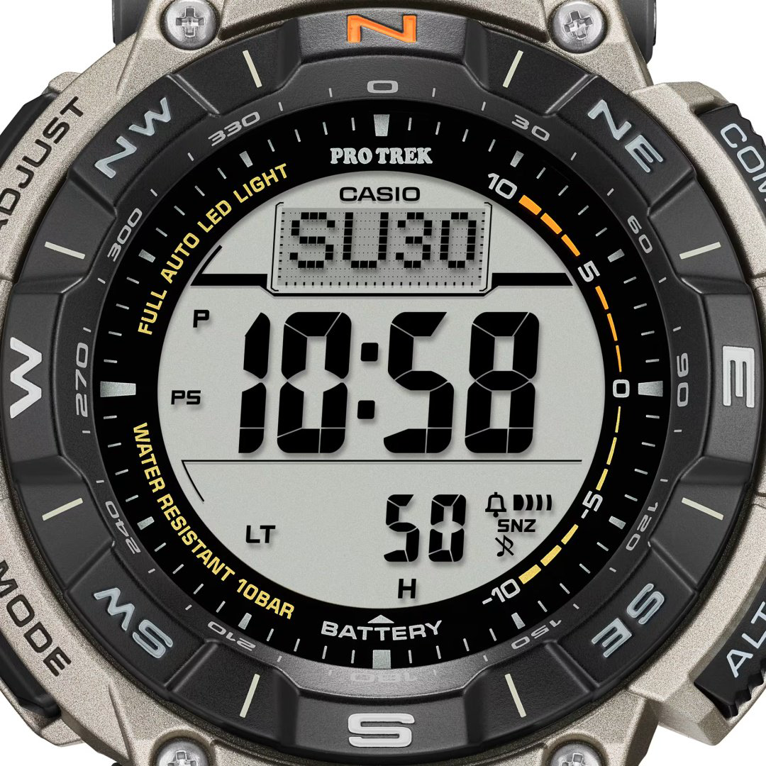 Часы Кварцевые CASIO PRG-340T-7ER сталь купить,NaN