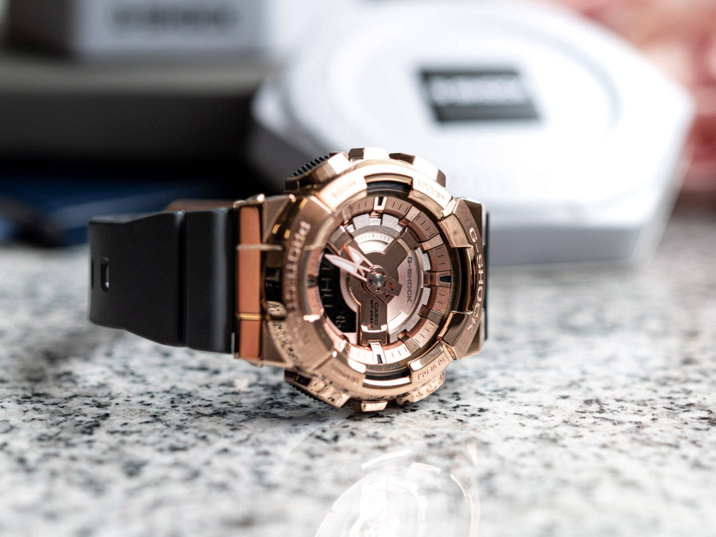 Часы Кварцевые CASIO GM-S110PG-1AER полимер, сталь купить,NaN