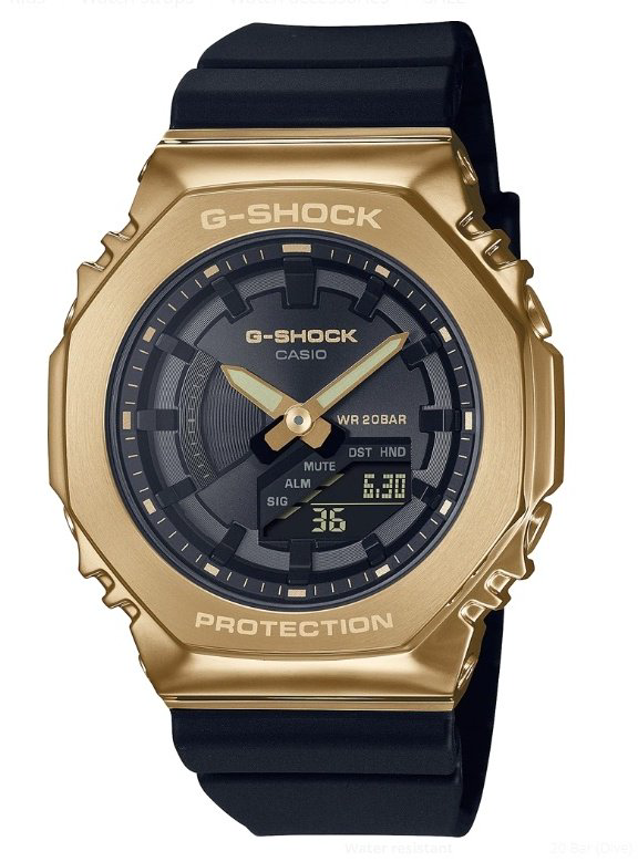 Часы Кварцевые CASIO GM-S2100GB-1ADR сталь купить,NaN