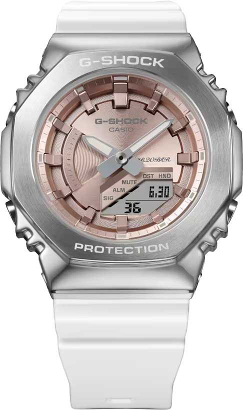Часы Кварцевые CASIO GM-S2100WS-7ADR сталь, полимер купить,NaN