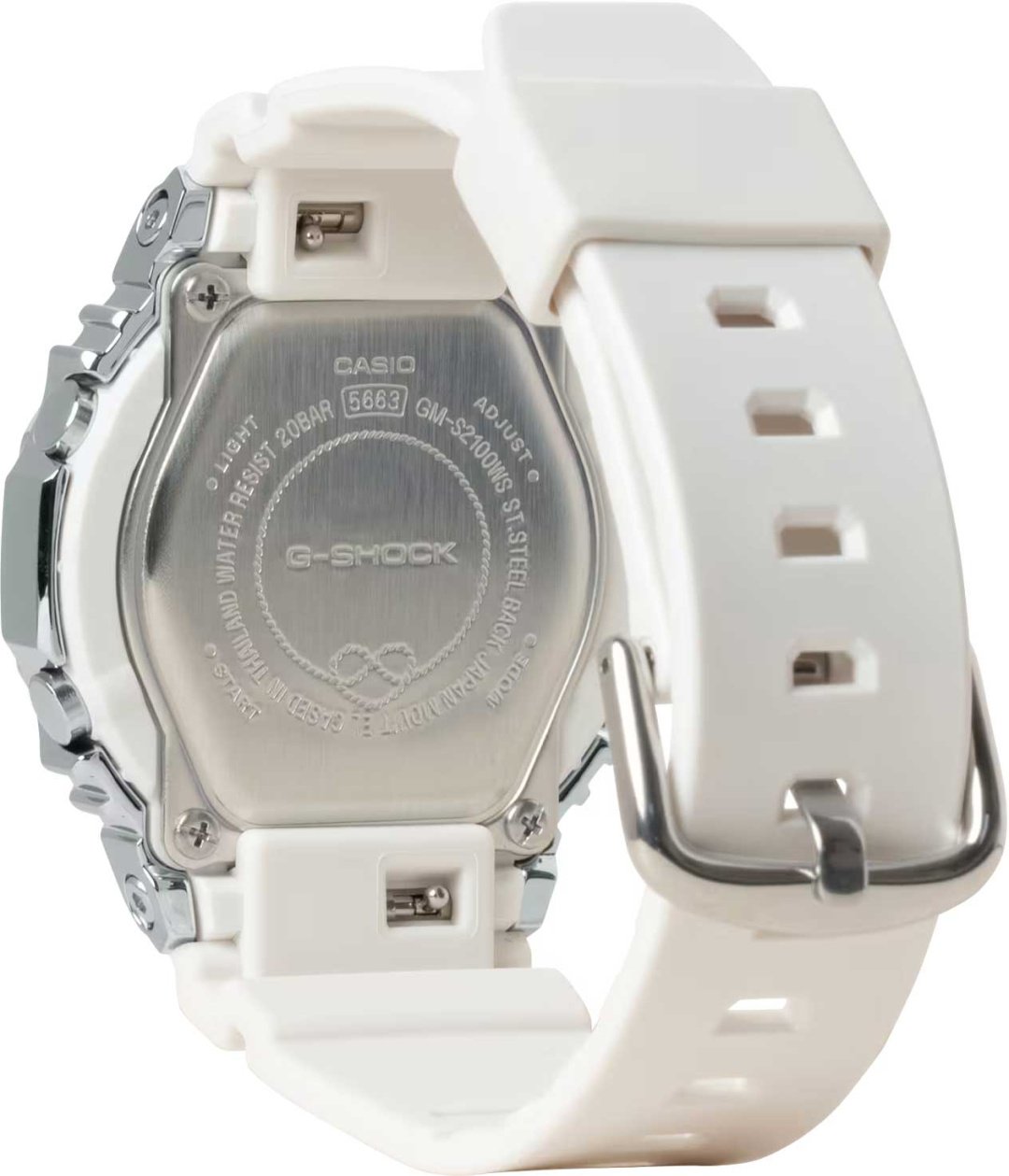 Часы Кварцевые CASIO GM-S2100WS-7ADR сталь, полимер купить,NaN