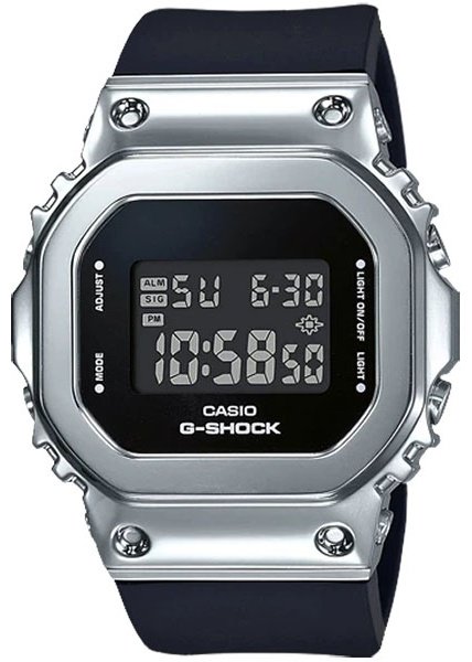 Часы Кварцевые CASIO GM-S5600-1DR сталь купить,NaN