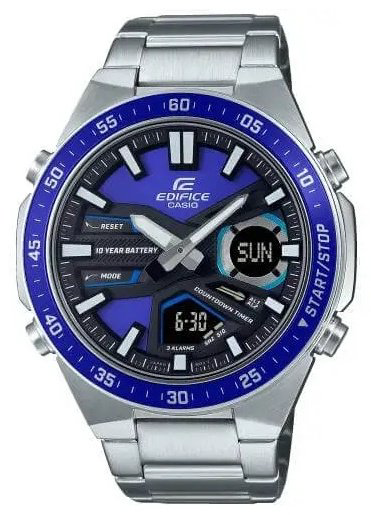 Часы Кварцевые CASIO EFV-C110D-2AVEF сталь купить,NaN