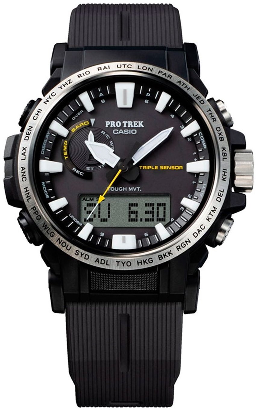 Часы Кварцевые CASIO PRW-61-1AER полимер купить,NaN