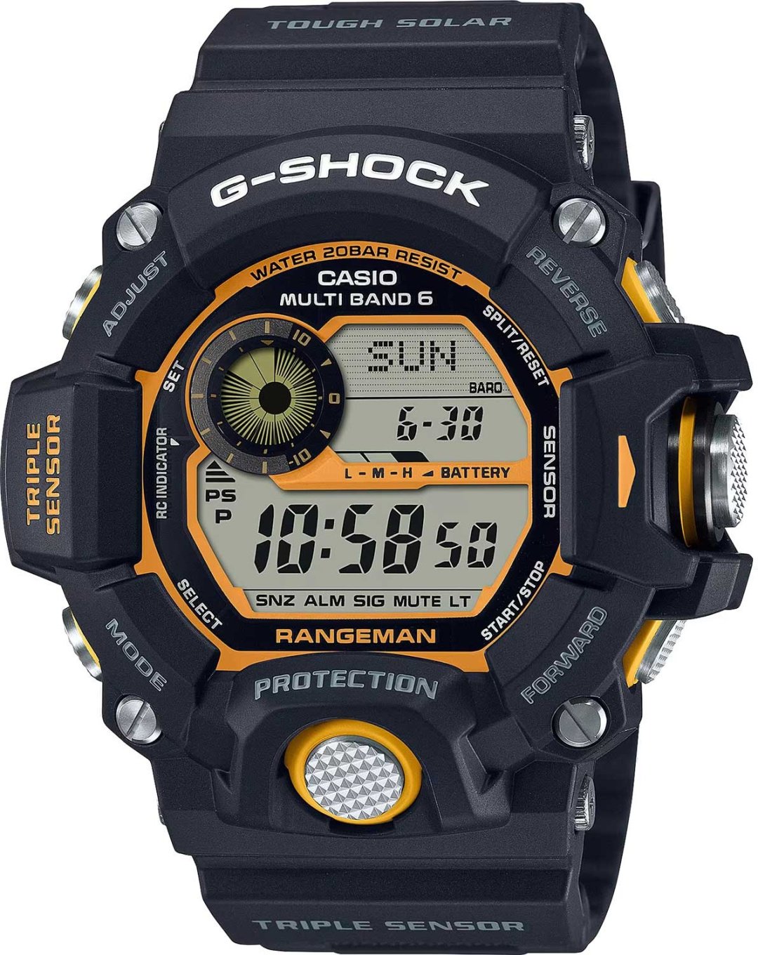 Часы Кварцевые CASIO GW-9400Y-1ER пластик купить,NaN
