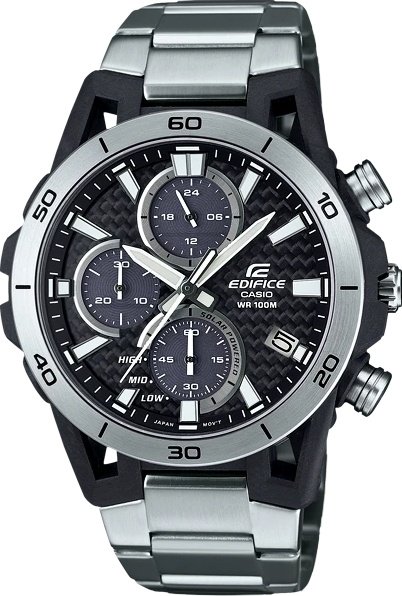 Часы Кварцевые CASIO EQS-960D-1AVUDF карбон, сталь купить,NaN