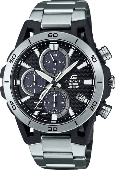 Часы Кварцевые CASIO EQS-960D-1AVUDF карбон, сталь купить,NaN