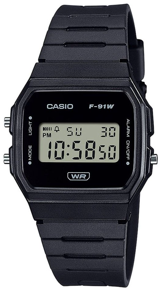 Часы Кварцевые CASIO F-91WB-1AEF полимер купить,NaN