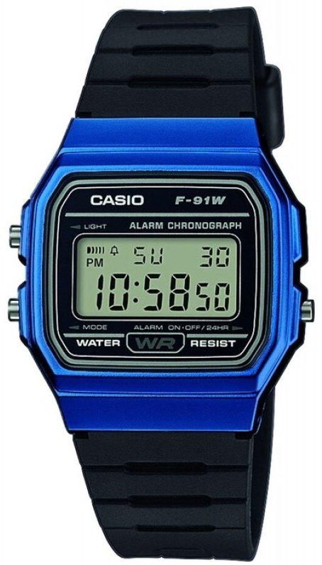 Часы Кварцевые CASIO F-91WM-2ADF полимер купить,NaN