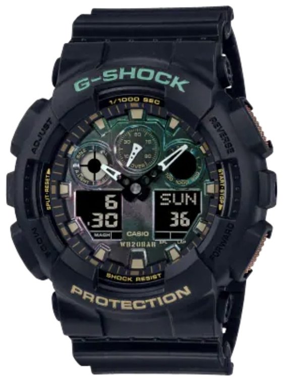 Часы Кварцевые CASIO GA-100RC-1ADR полимер купить,NaN