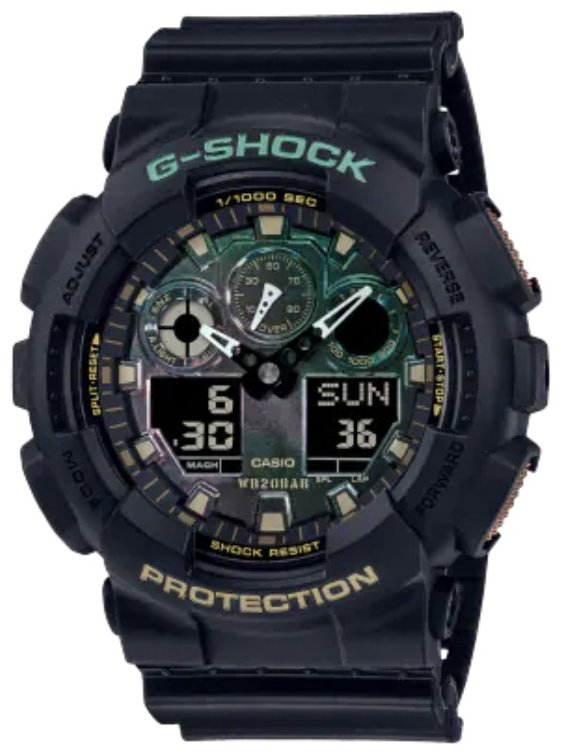 Часы Кварцевые CASIO GA-100RC-1ADR полимер купить,NaN