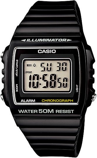 Часы Кварцевые CASIO W-215H-1AVDF полимер купить,NaN