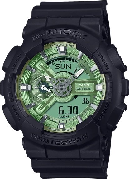 Часы Кварцевые CASIO GA-110CD-1A3DR полимер купить,NaN