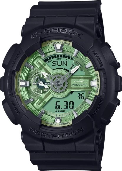 Часы Кварцевые CASIO GA-110CD-1A3DR полимер купить,NaN