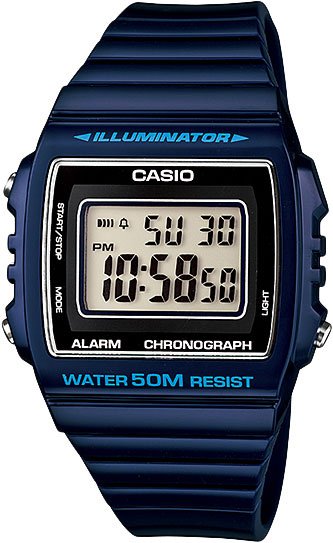 Часы Кварцевые CASIO W-215H-2AVDF полимер купить,NaN