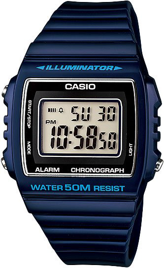 Часы Кварцевые CASIO W-215H-2AVDF полимер купить,NaN