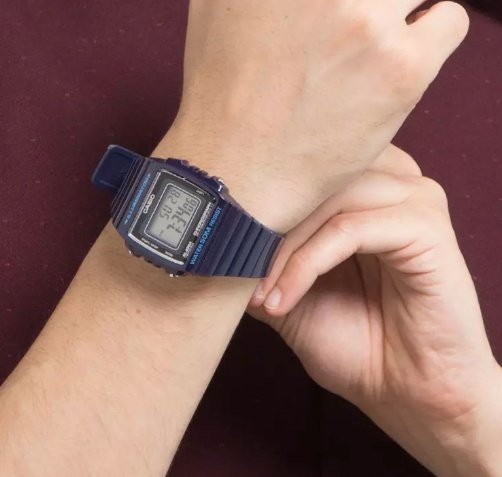 Часы Кварцевые CASIO W-215H-2AVDF полимер купить,NaN