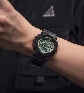 Часы Кварцевые CASIO GA-110CD-1A3ER полимер купить,NaN