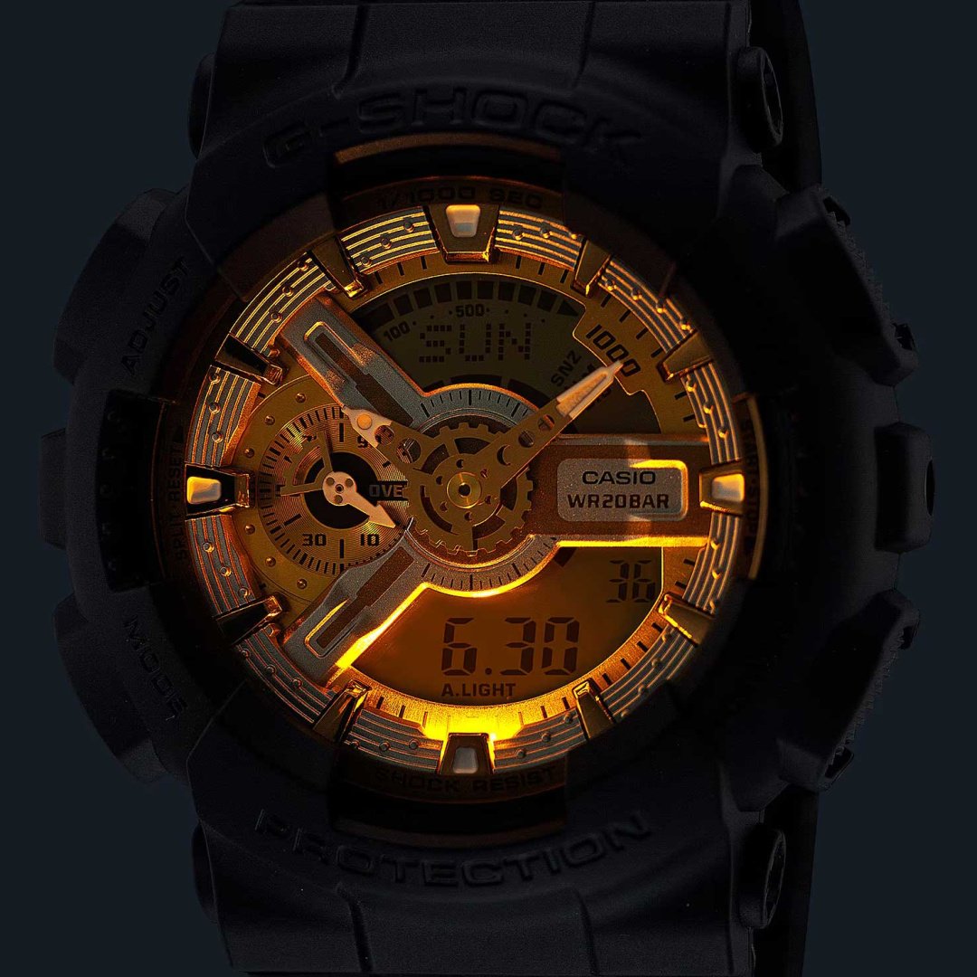 Часы Кварцевые CASIO GA-110CD-1A9DR полимер купить,NaN