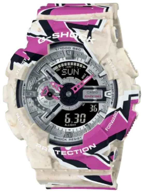 Часы Кварцевые CASIO GA-110SS-1ADR пластик купить,NaN