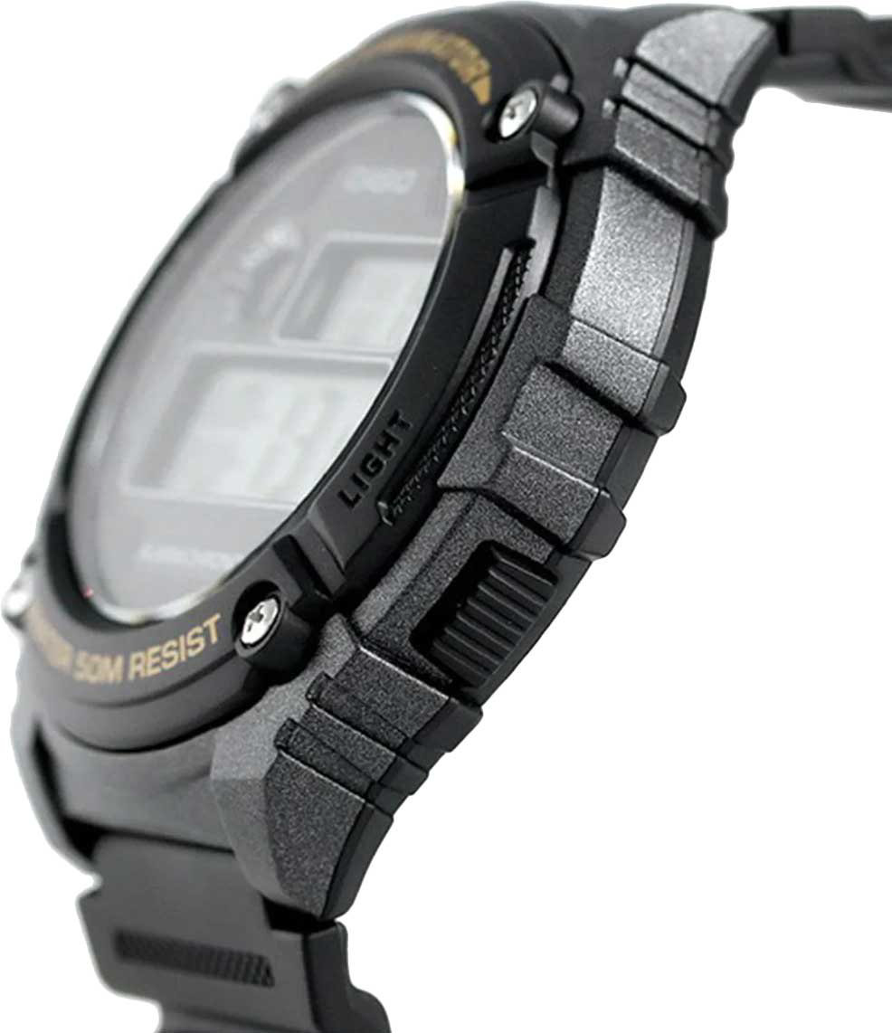 Часы Кварцевые CASIO W-216H-1BVDF полимер купить,NaN