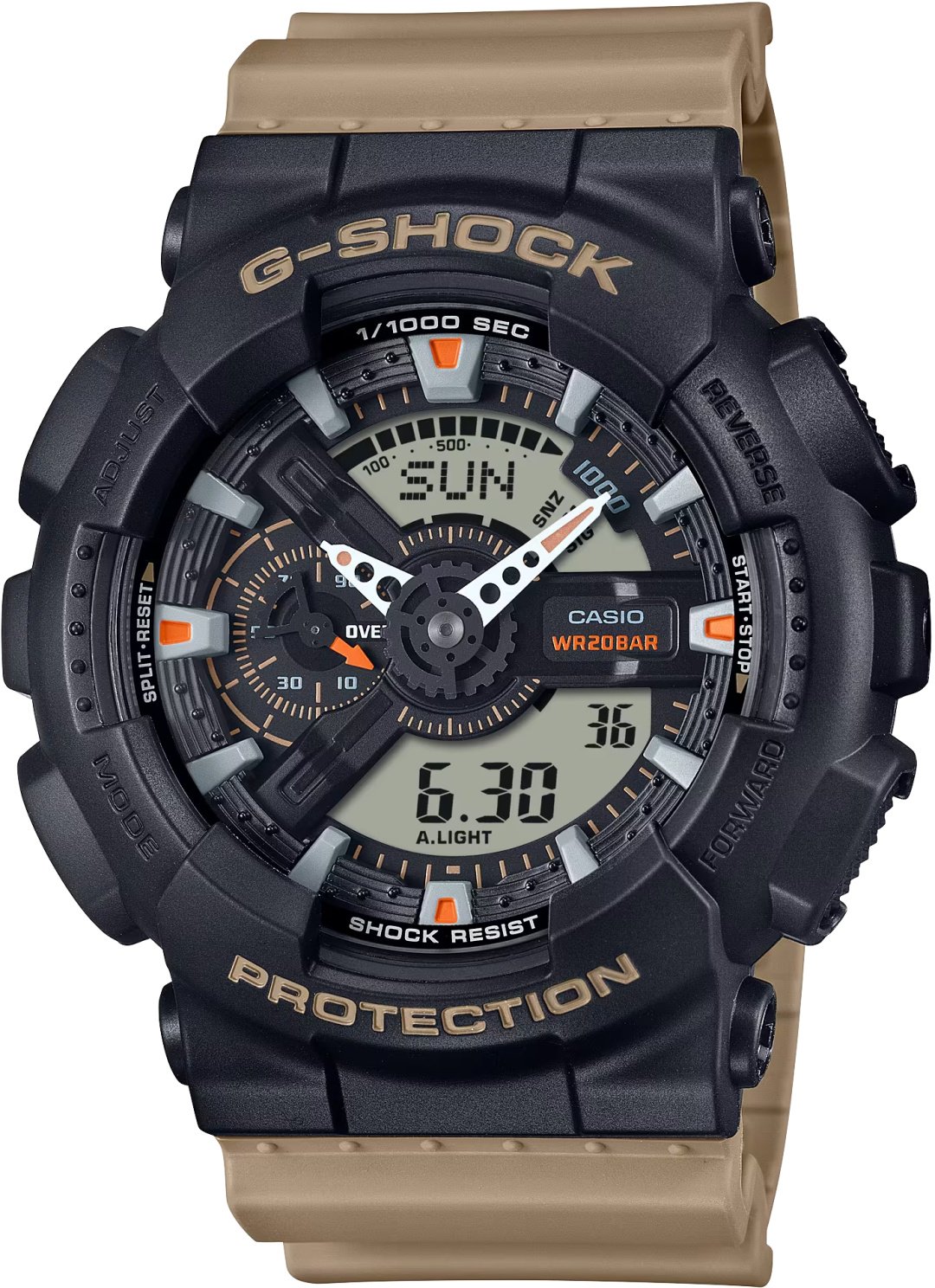 Часы Кварцевые CASIO GA-110TU-1A5DR полимер купить,NaN