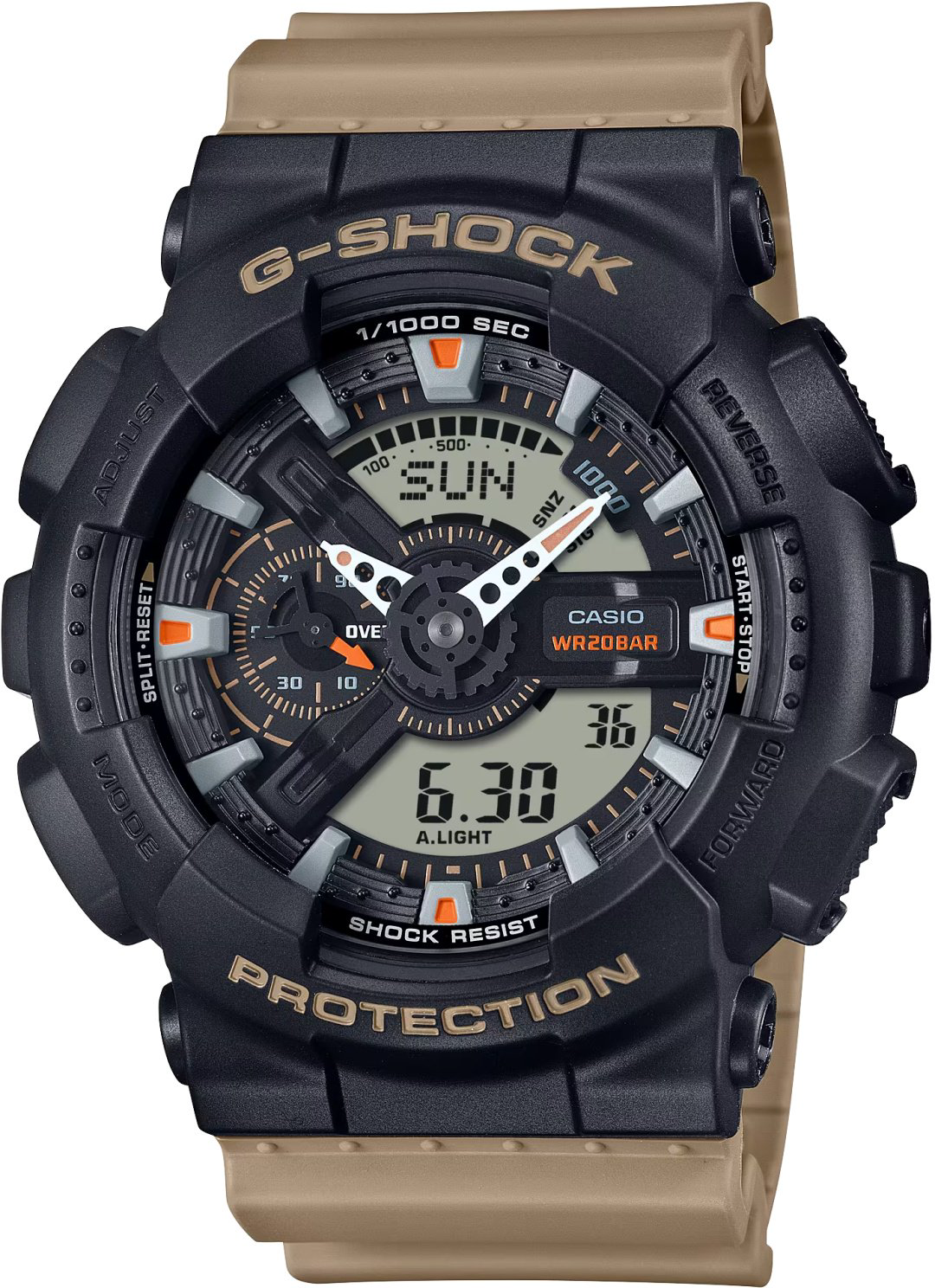 Часы Кварцевые CASIO GA-110TU-1A5DR полимер купить,NaN